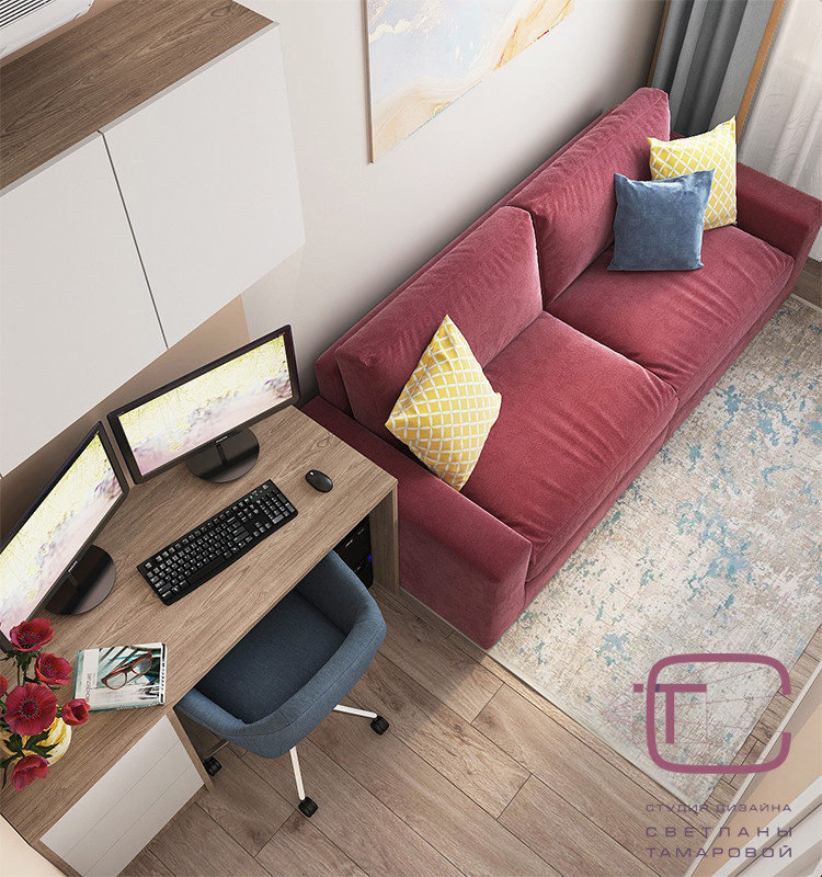 Интерьер двухкомнтаной квартиры в «ЖК Новые Сады» пр-т Победы 97, г. Пенза