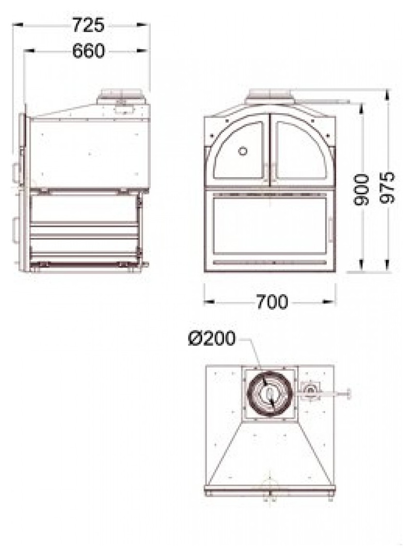 Камин-духовка Hergom Aranda (Испания)