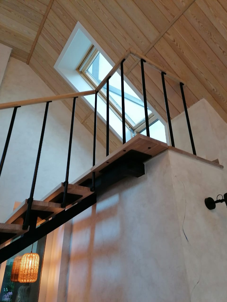 лестница на сварном монокосоуре