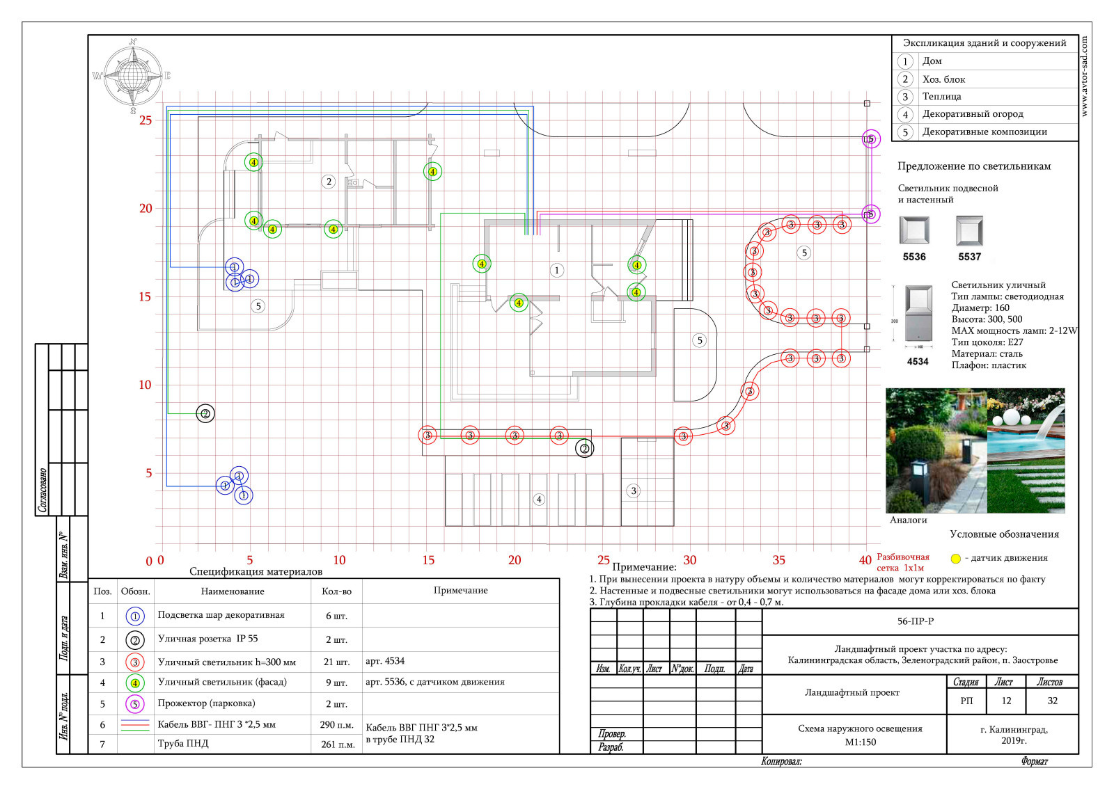 Ландшафтный дизайн проект п. Заостровье