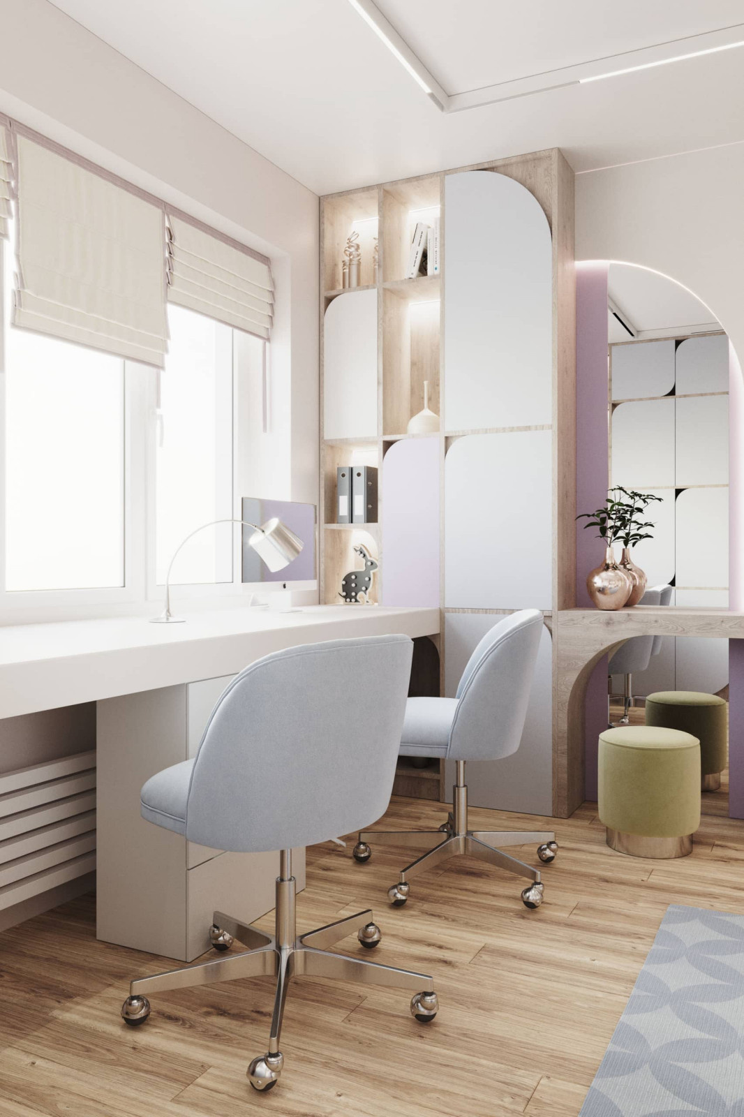 Дизайн и ремонт квартиры на Мичуринском проспекте — Цветная сказка