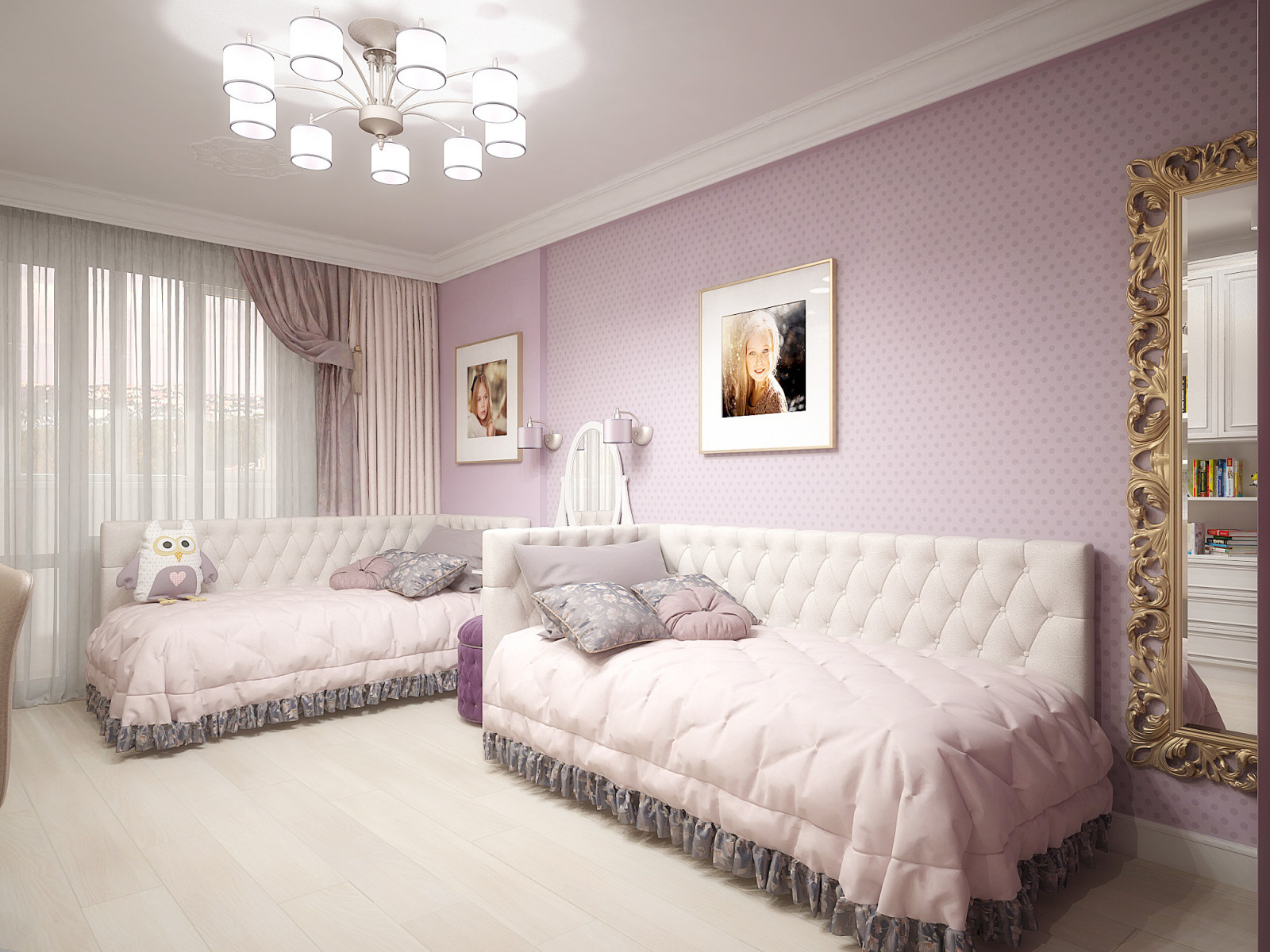 Детская для двух сестричек