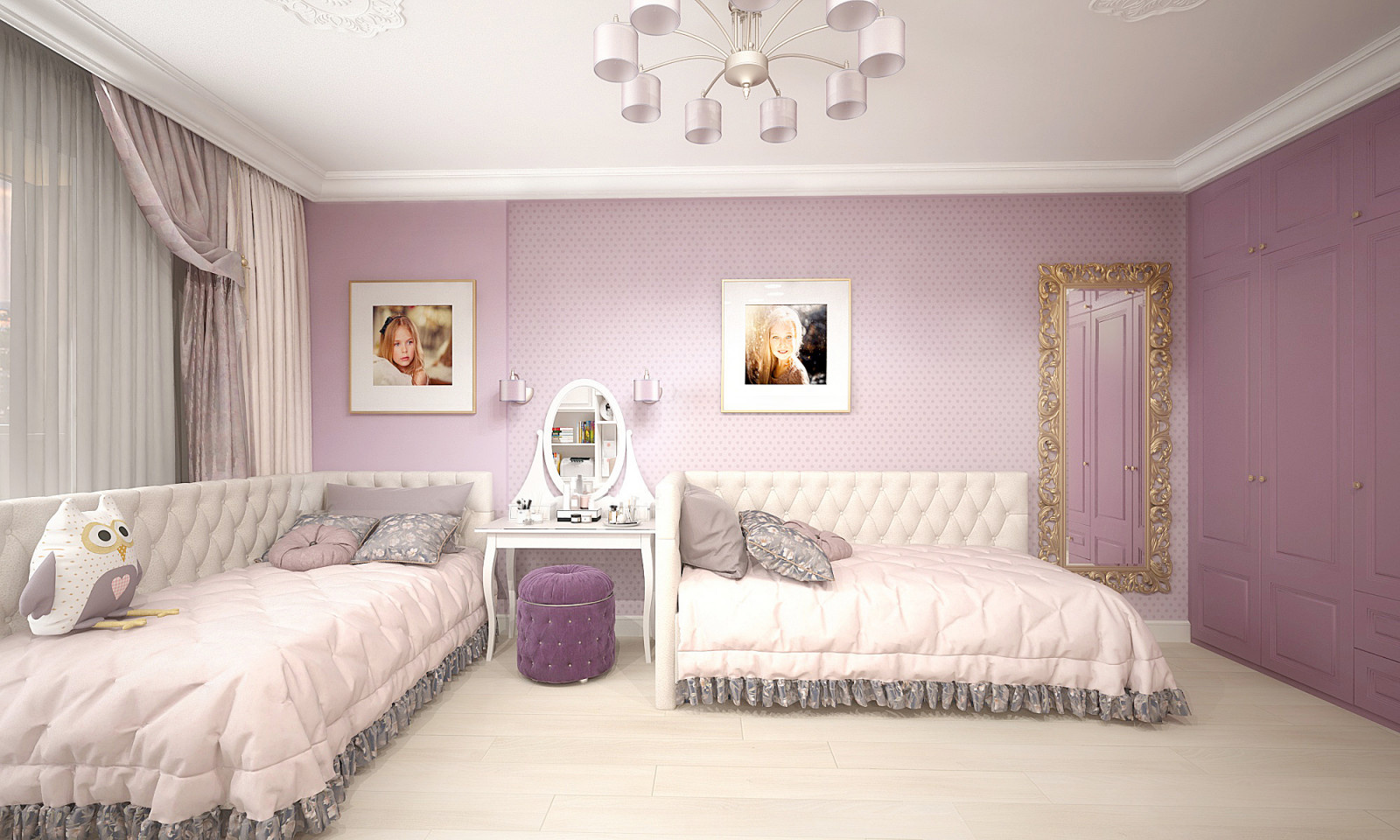 Детская для двух сестричек