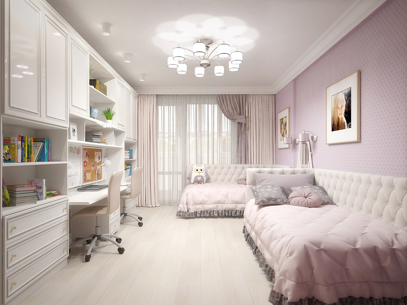 Детская для двух сестричек