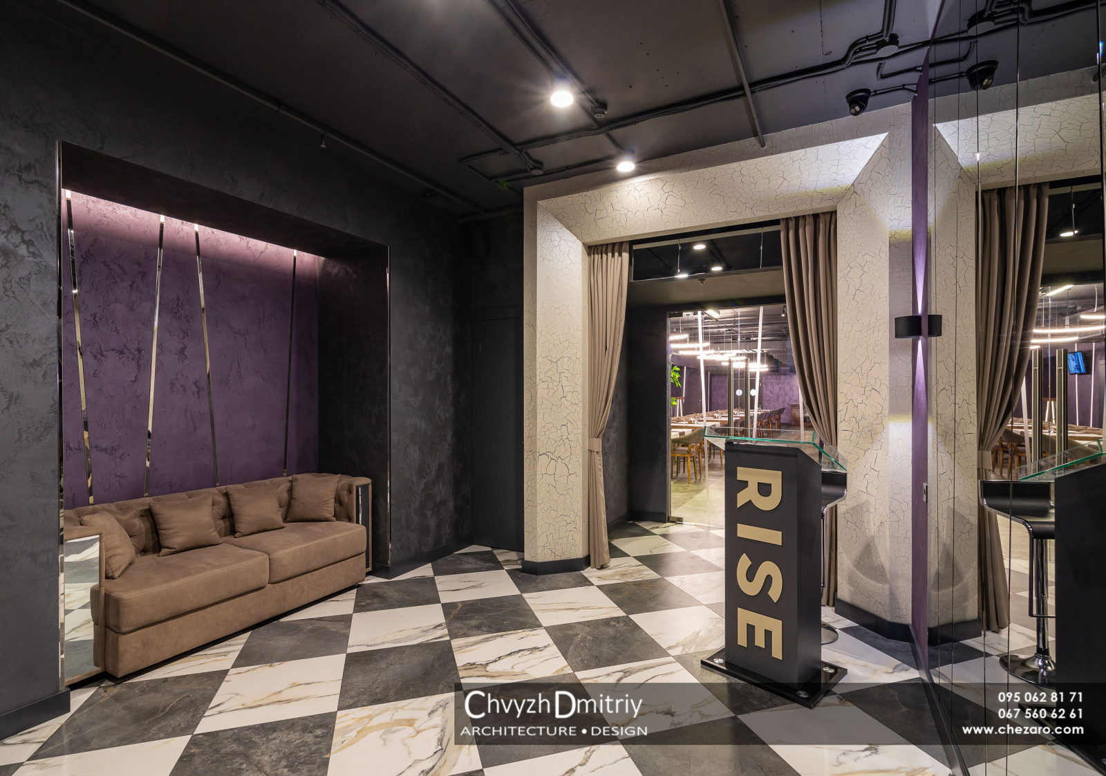 Ресторан RISE Фото реализованного проекта