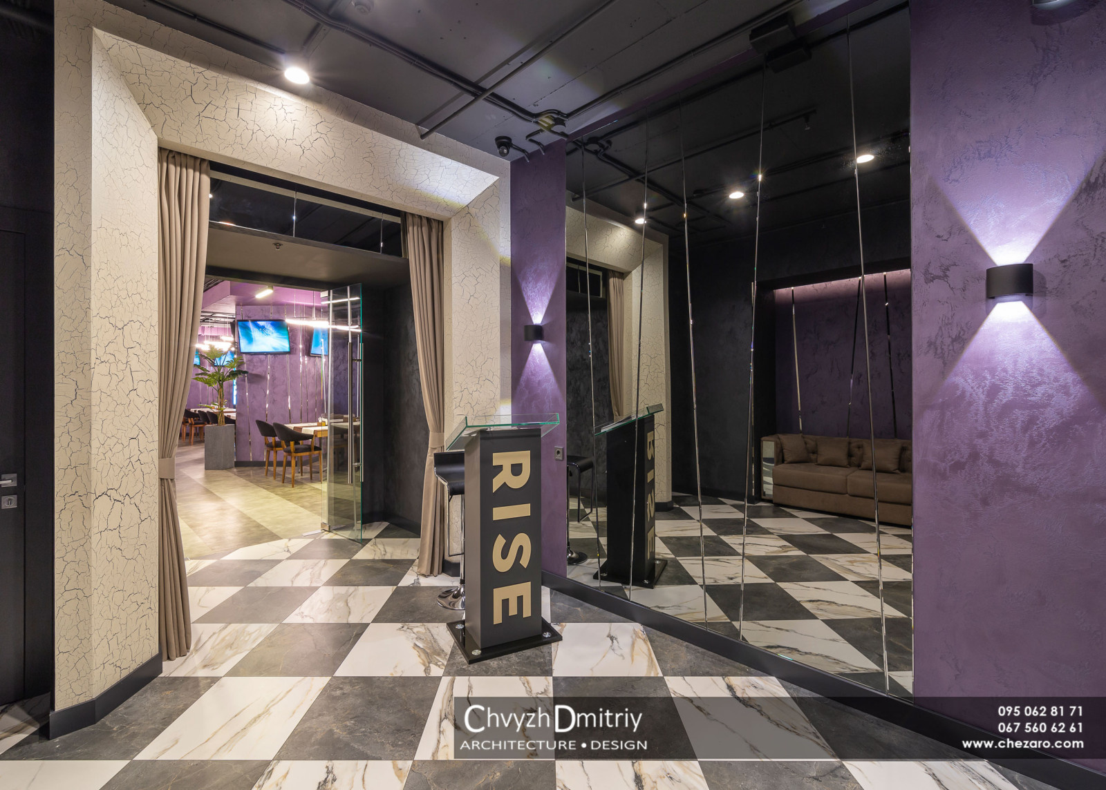 Ресторан RISE Фото реализованного проекта