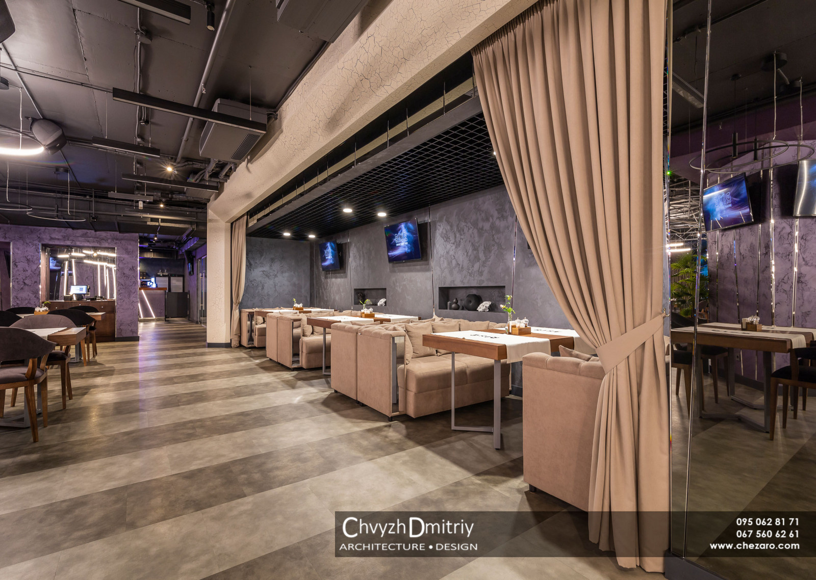 Ресторан RISE Фото реализованного проекта