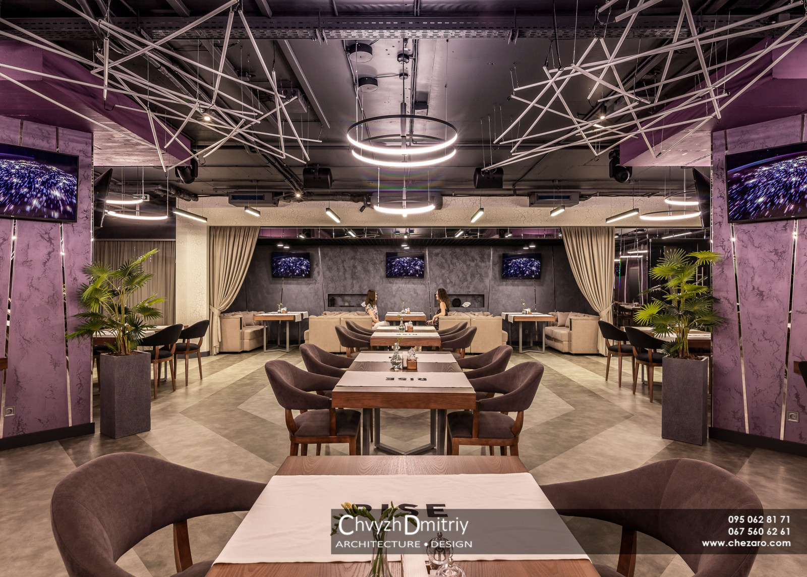 Ресторан RISE Фото реализованного проекта