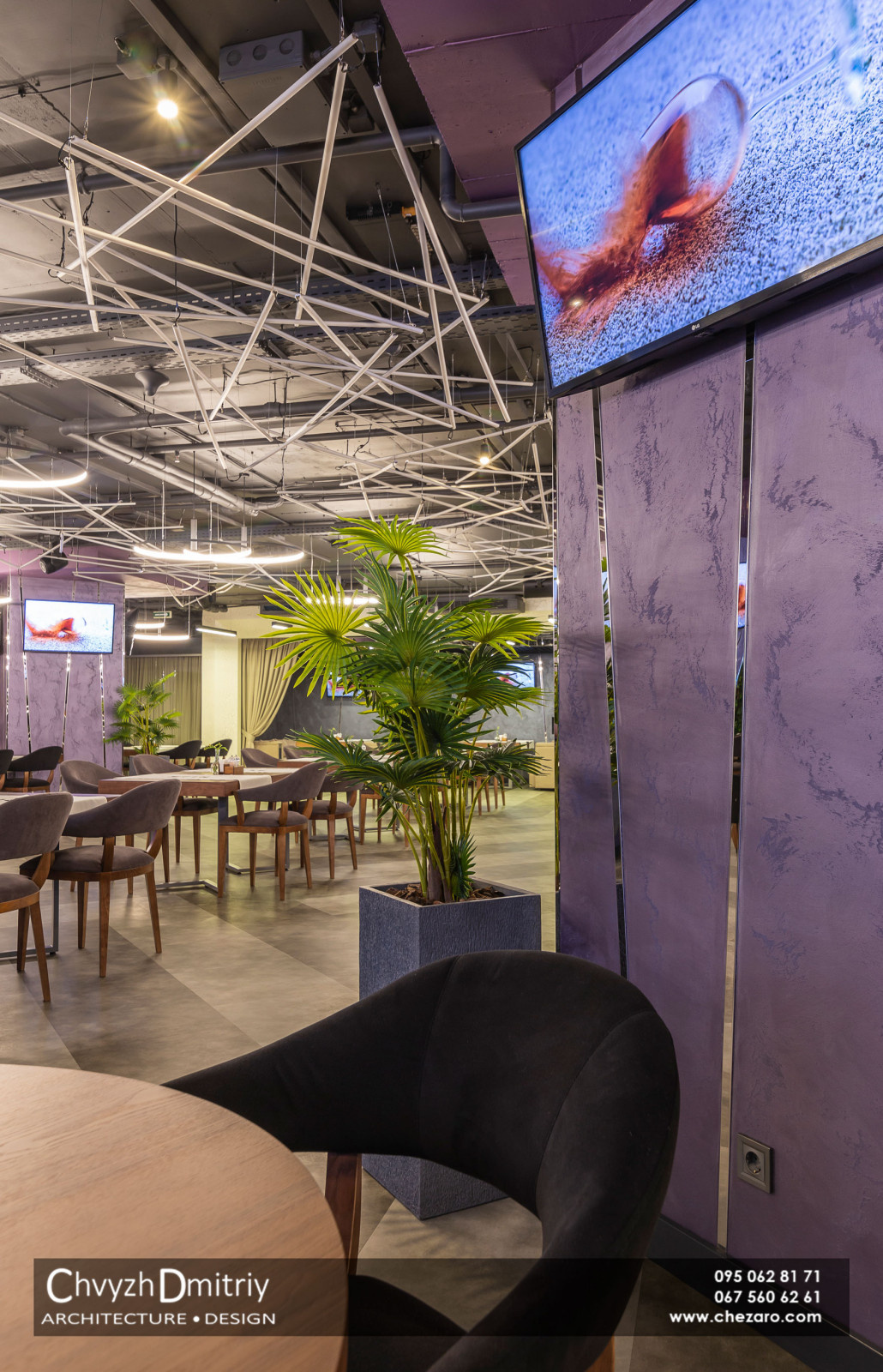 Ресторан RISE Фото реализованного проекта