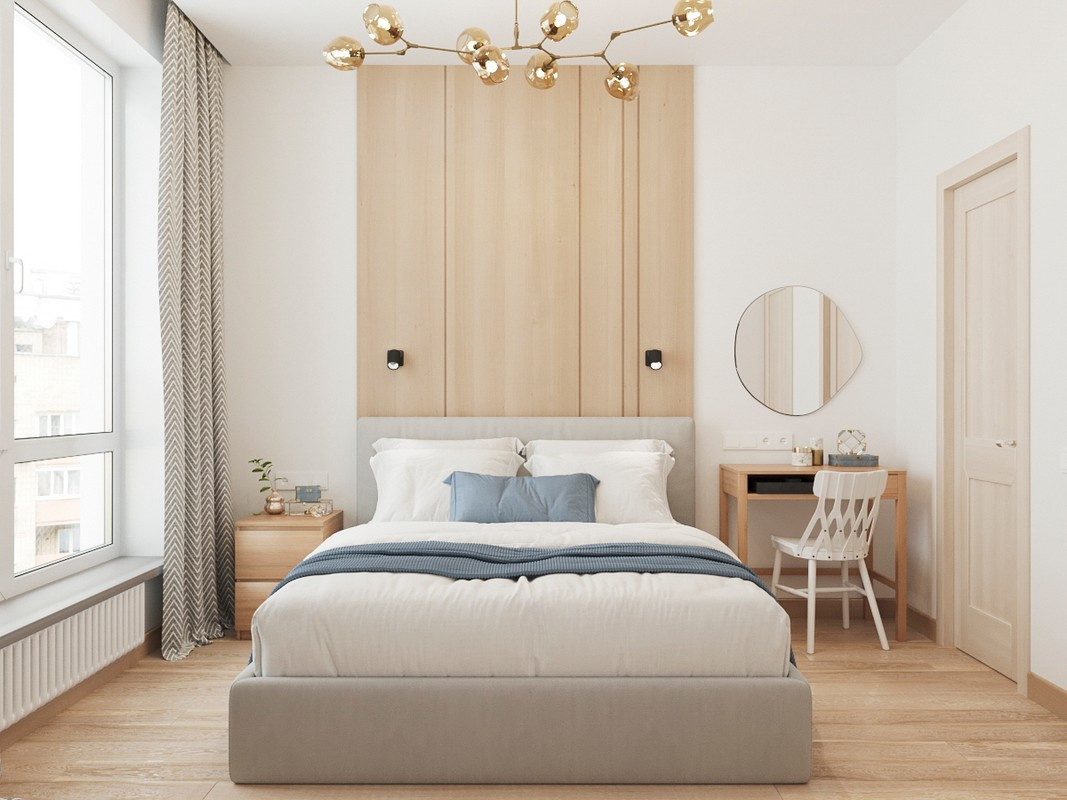 Дизайн двухкомнатной квартиры 58 м2