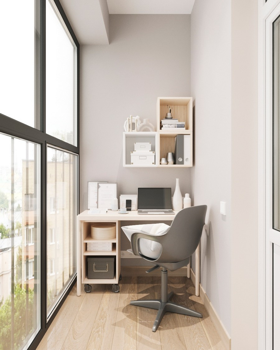 Дизайн двухкомнатной квартиры 58 м2