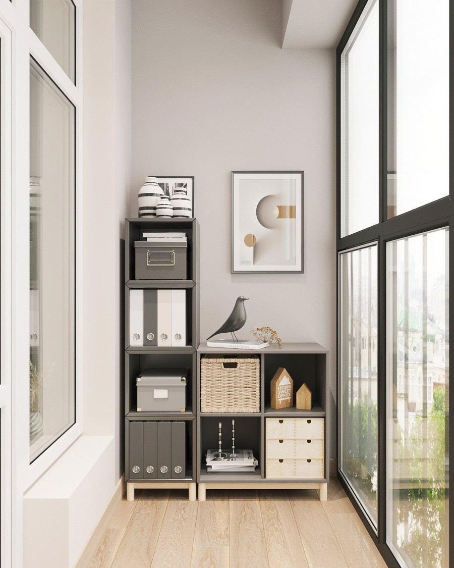 Дизайн двухкомнатной квартиры 58 м2