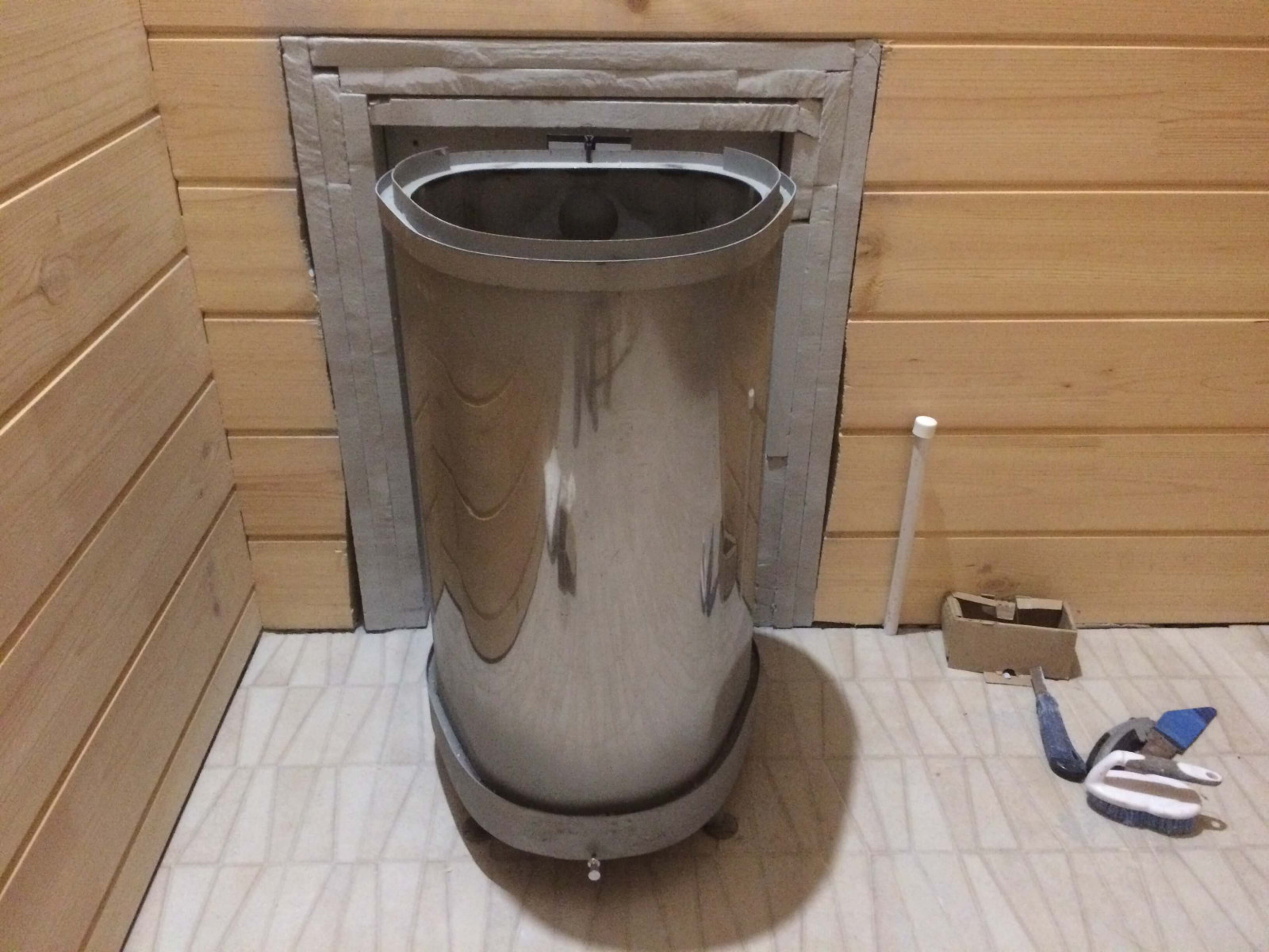 Банная печь Feringer Optima в змеевике