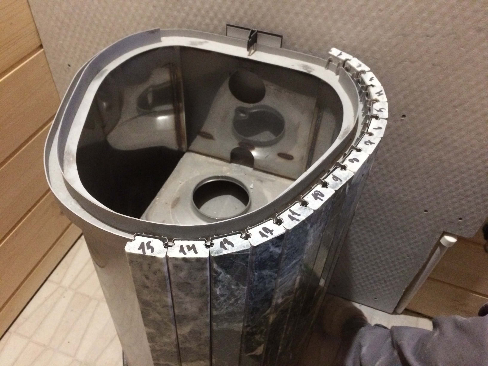 Банная печь Feringer Optima в змеевике