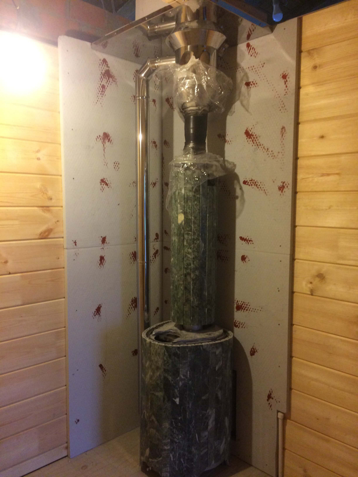 Банная печь Feringer Optima в змеевике