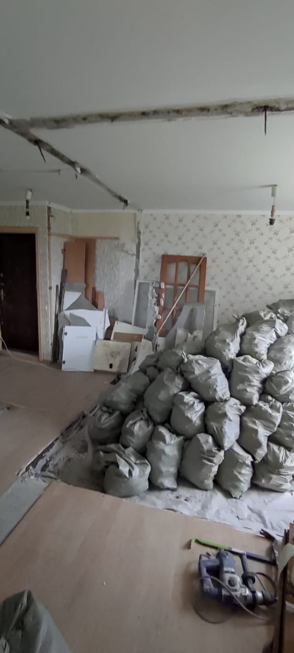 Демонтаж перегородок