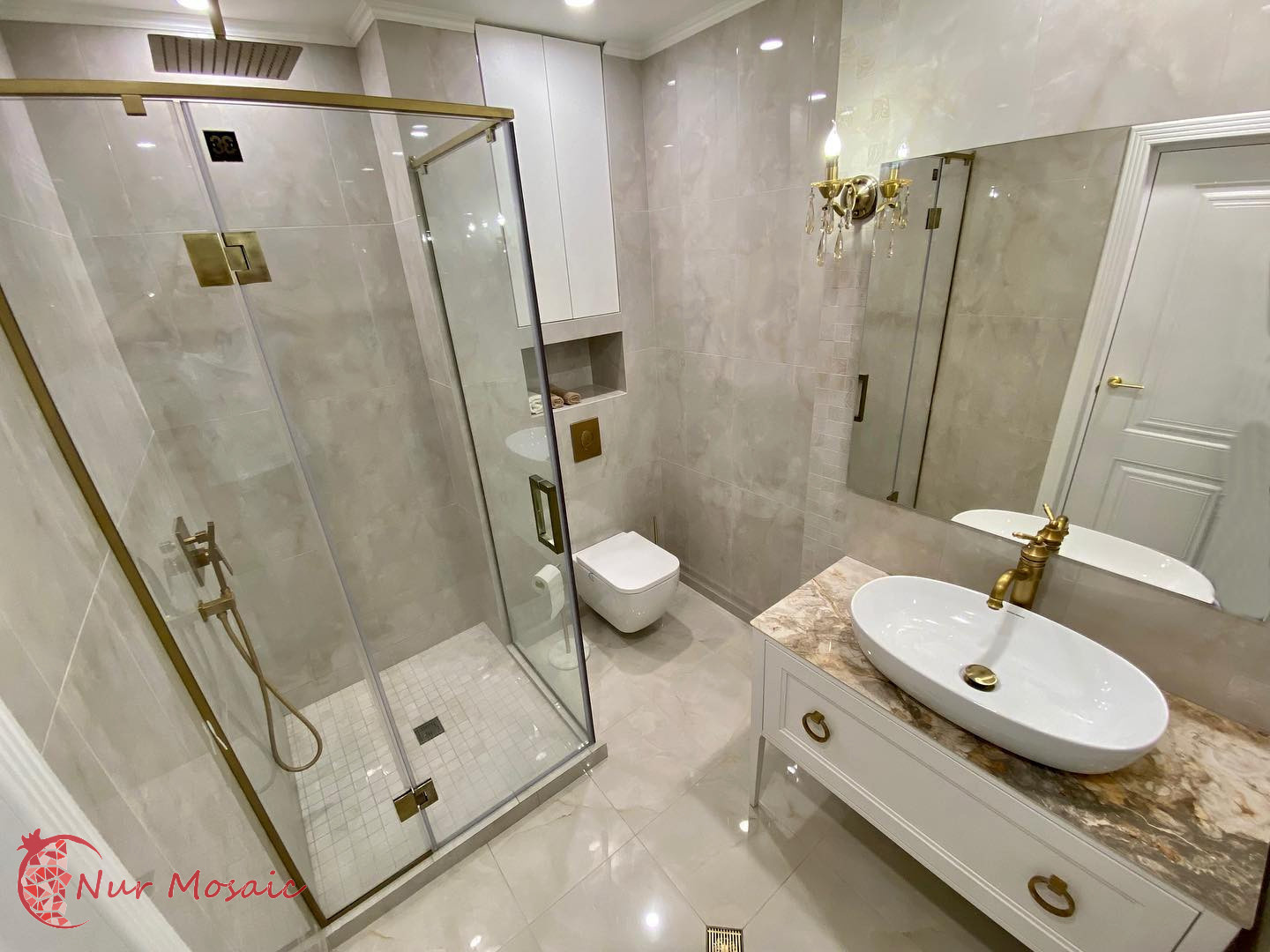 Мозайка из мрамора