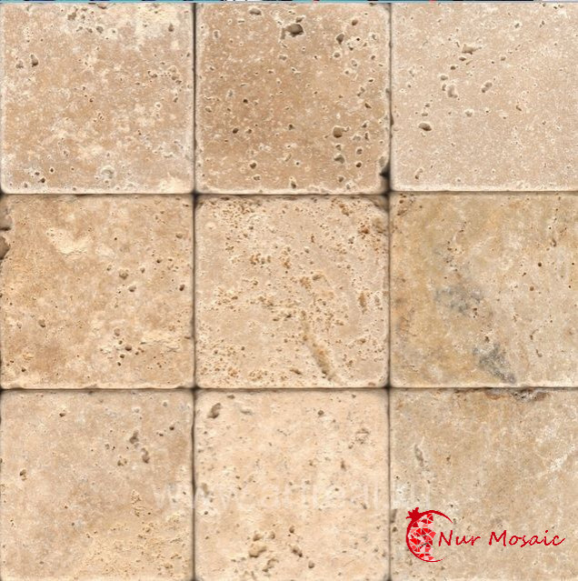 Мозайка из травертина