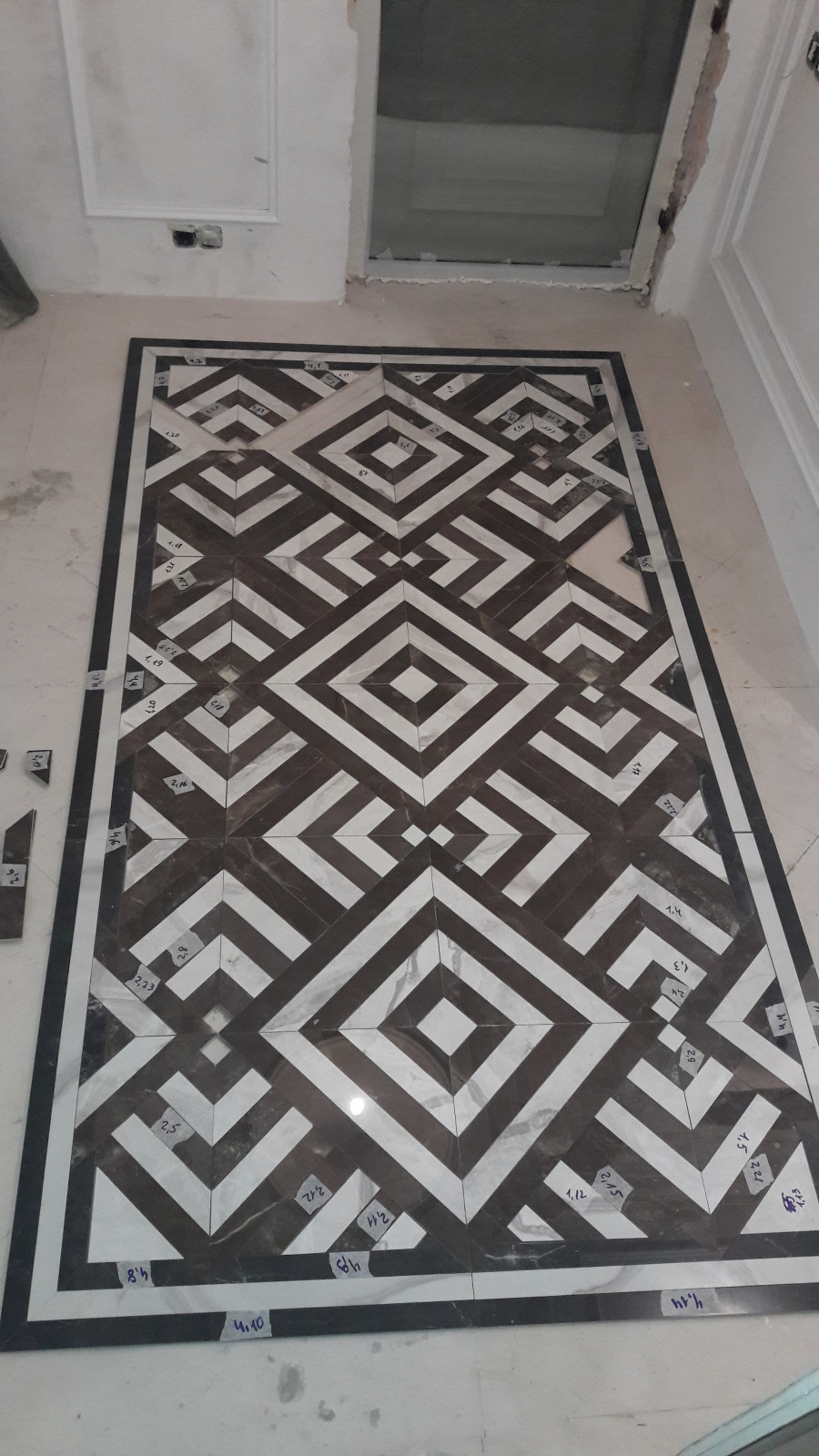 Коврики из плитки