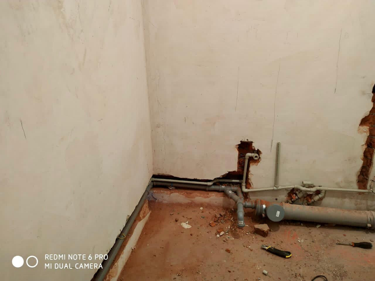 Разводка труб ХВС и ГВС в новостройке