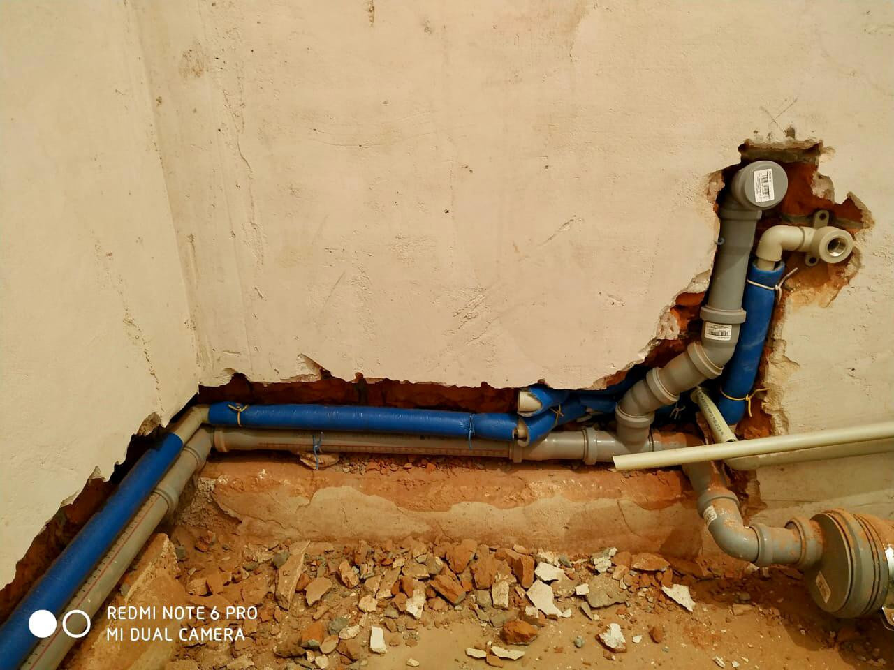 Разводка труб ХВС и ГВС в новостройке