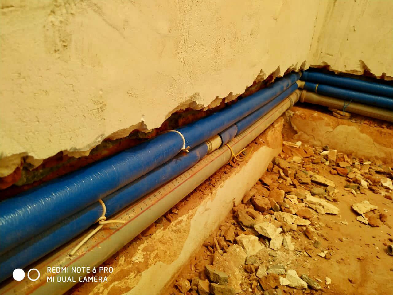 Разводка труб ХВС и ГВС в новостройке