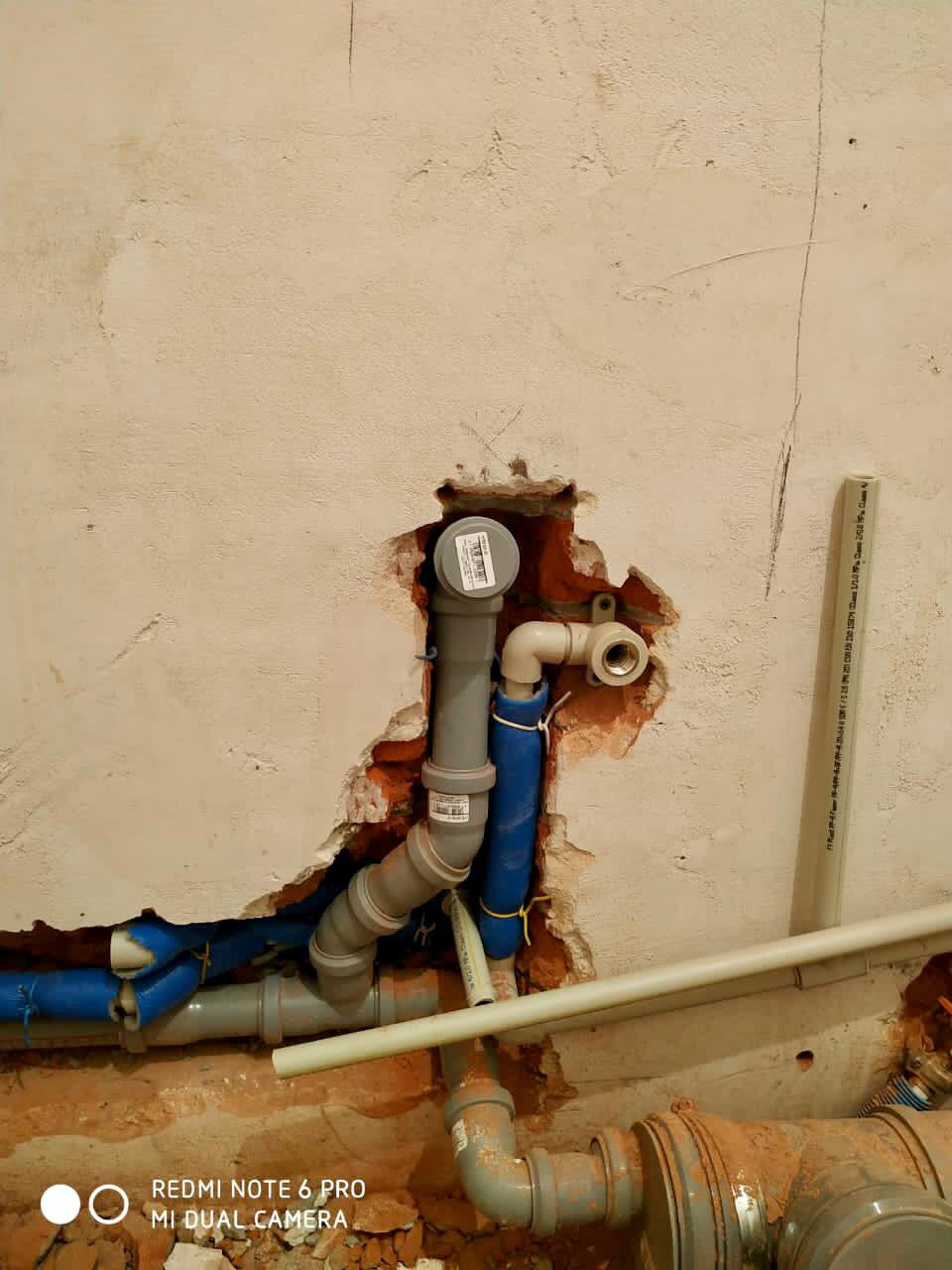 Разводка труб ХВС и ГВС в новостройке