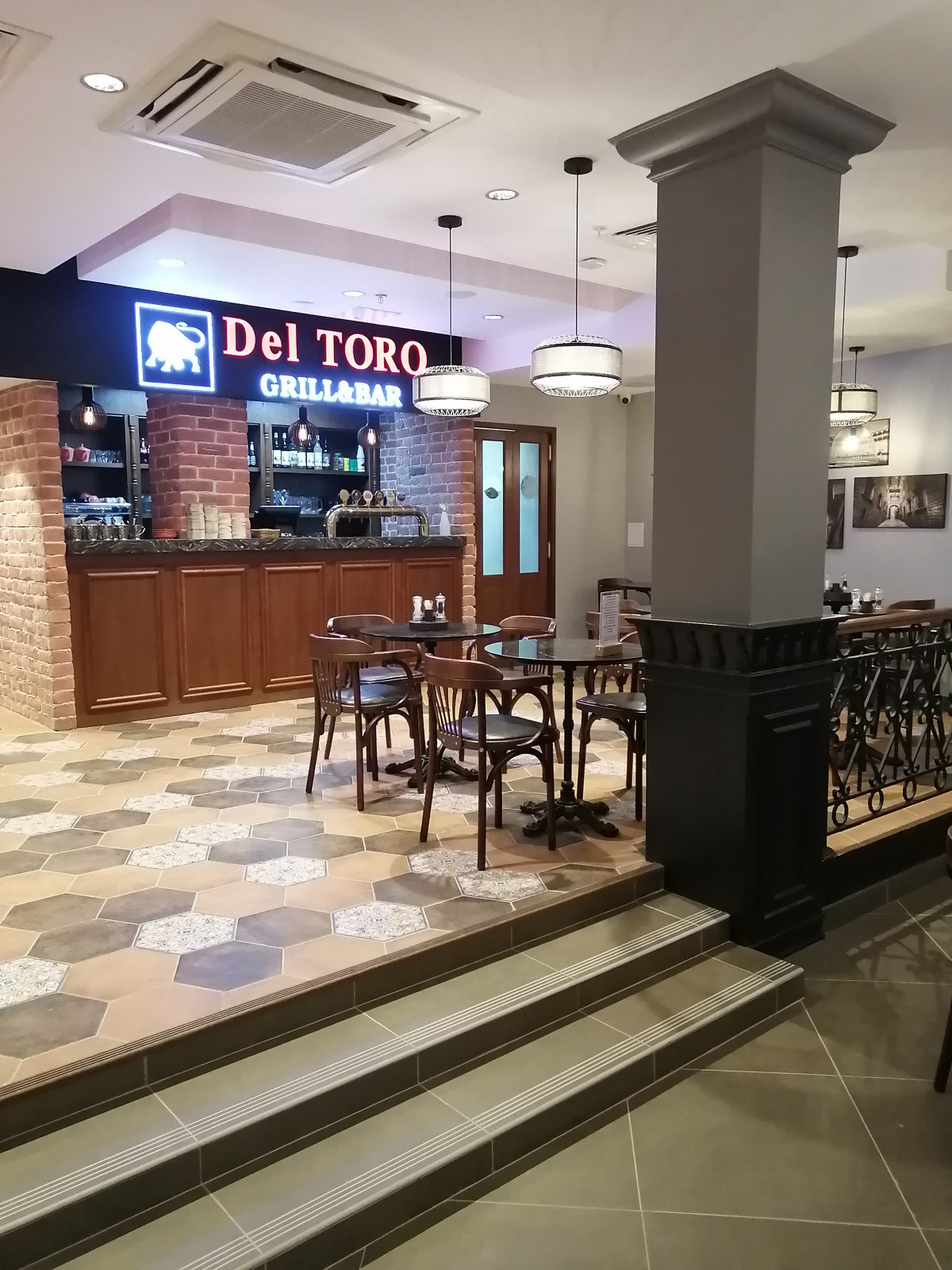 Дизайн ресторана  Del Toro Grill&Bar ул.Арбат д.9