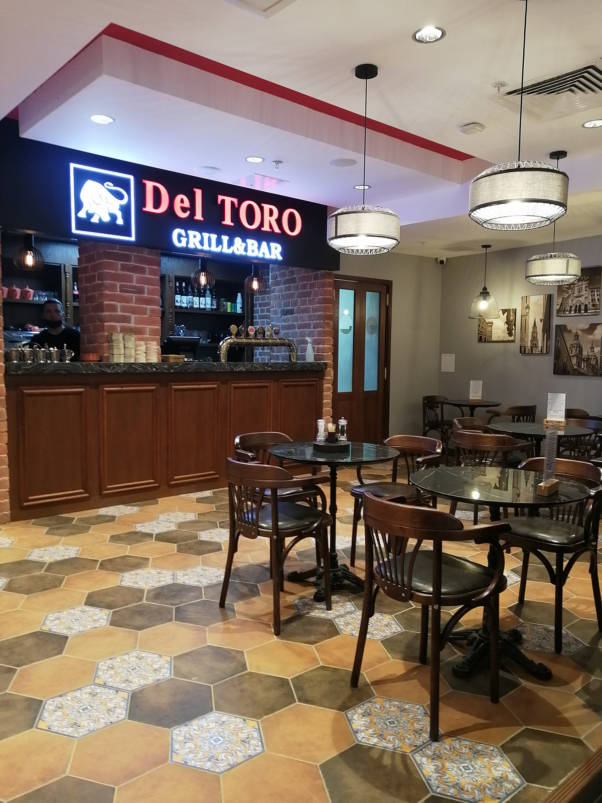 Дизайн ресторана  Del Toro Grill&Bar ул.Арбат д.9
