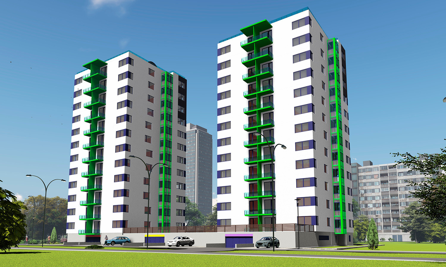 Многоквартирный жилой дом построен в Эстонии город Марду по улице Калласмаа 1С