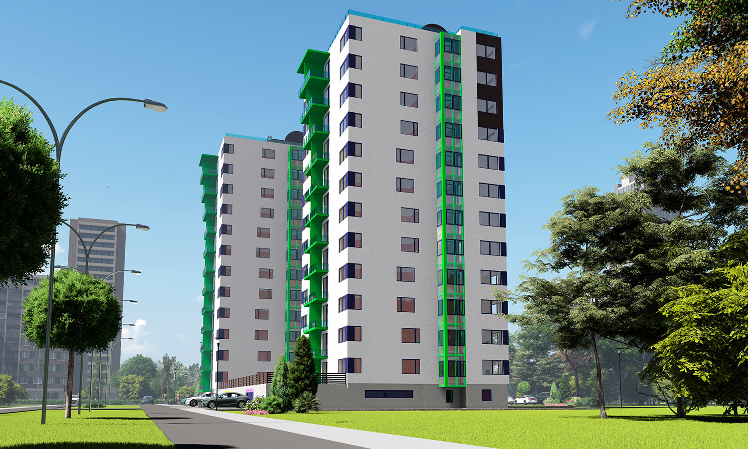 Многоквартирный жилой дом построен в Эстонии город Марду по улице Калласмаа 1С