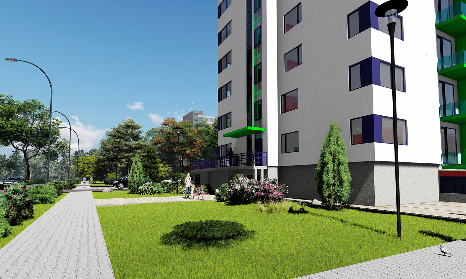 Многоквартирный жилой дом построен в Эстонии город Марду по улице Калласмаа 1С