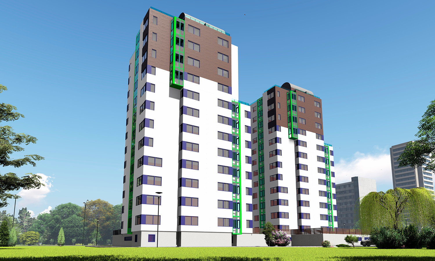 Многоквартирный жилой дом построен в Эстонии город Марду по улице Калласмаа 1С