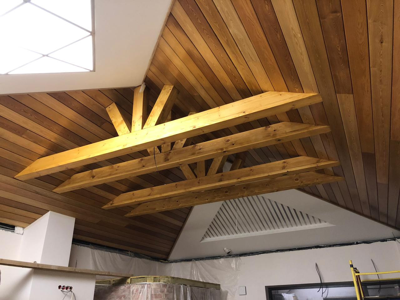 Отделка потолка в Ельдигино