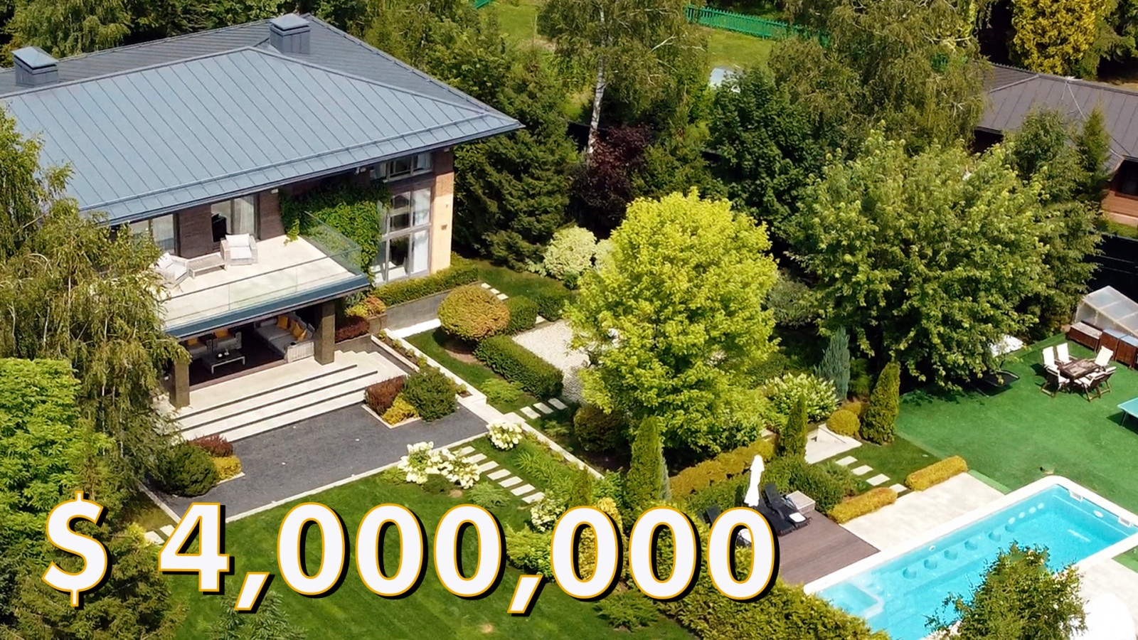 Обложка проекта: Видеосъемка | Современный дом с открытым бассейном за 4.000.000$