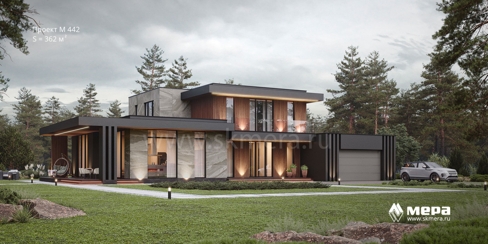 Проекты современных каменных домов