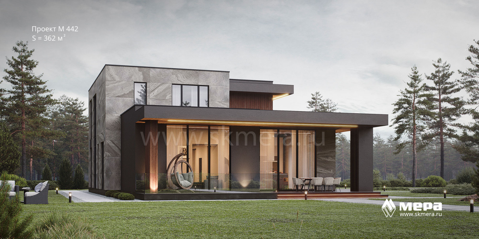 Проекты современных каменных домов