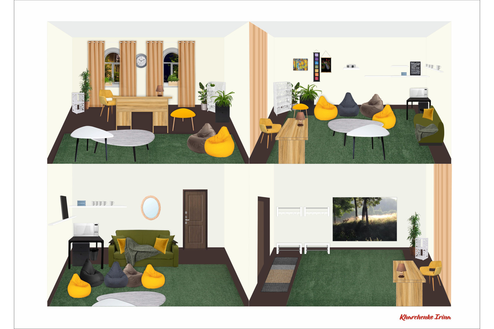 Офис в центре Казани (групповые психологические занятия)