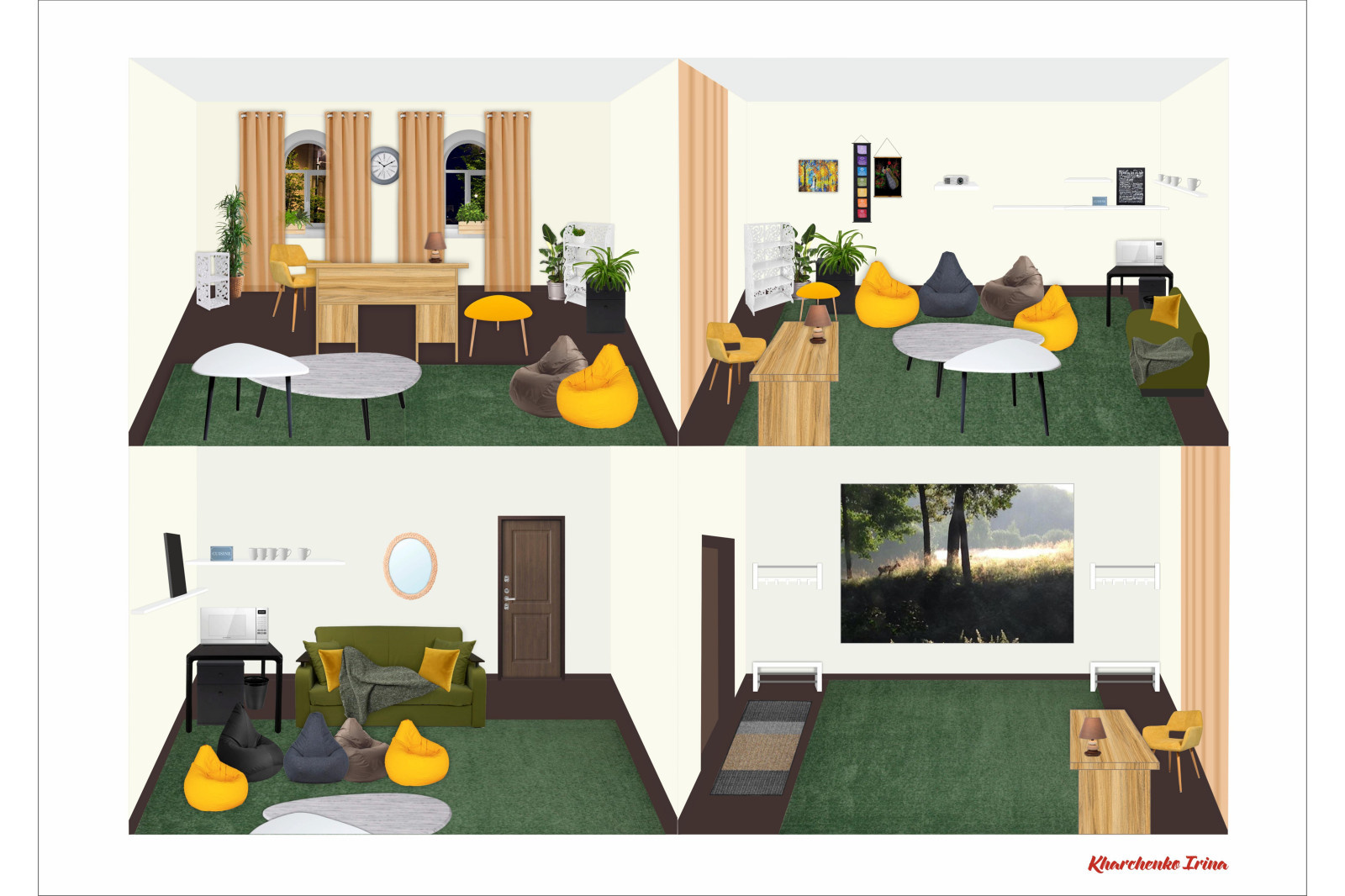 Офис в центре Казани (групповые психологические занятия)