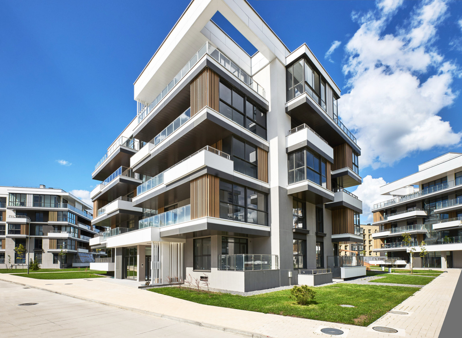 Фото экстерьера дома квартала "ПИРС"