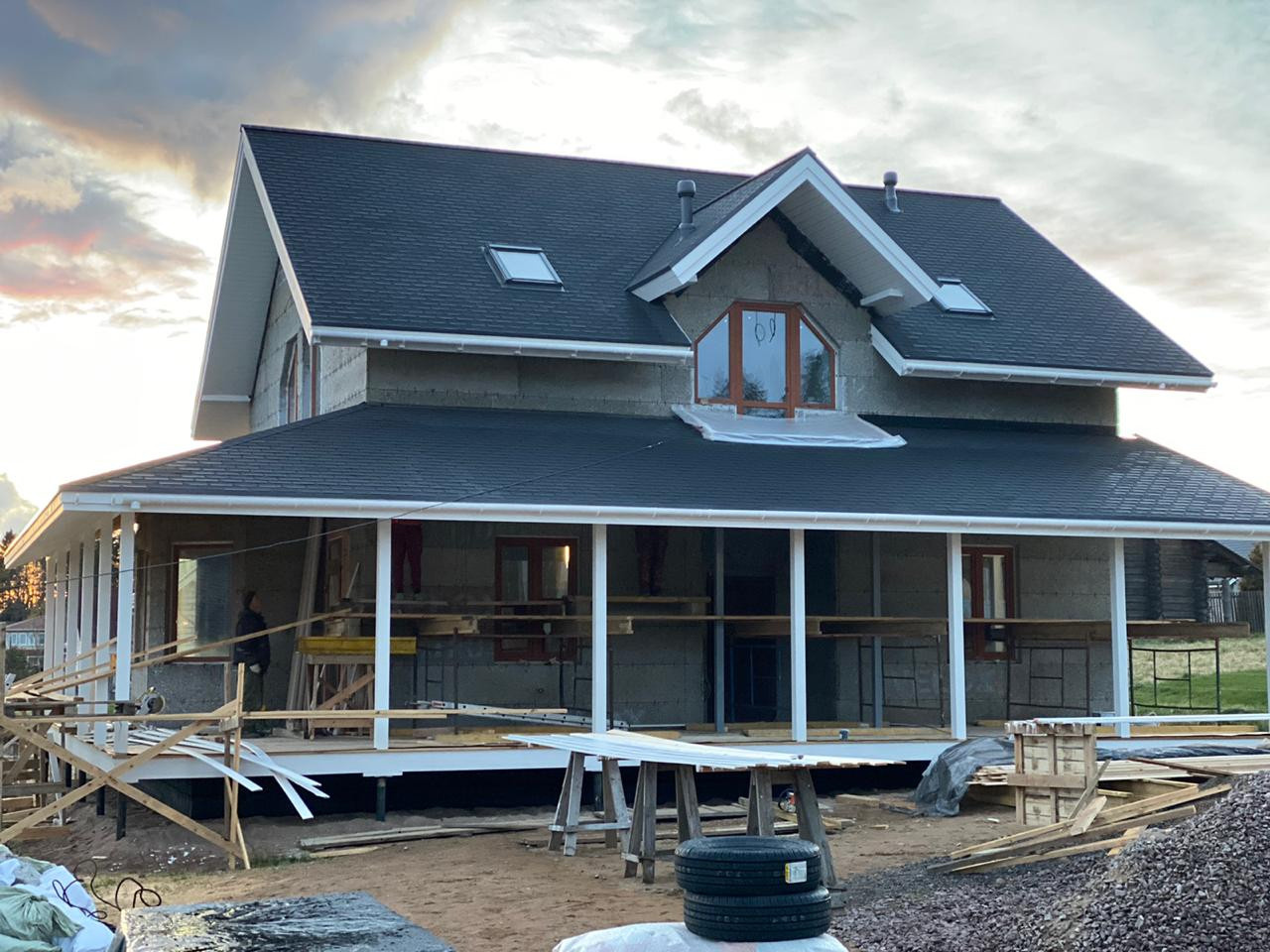 Реконструкция дома в кп "Капелла"