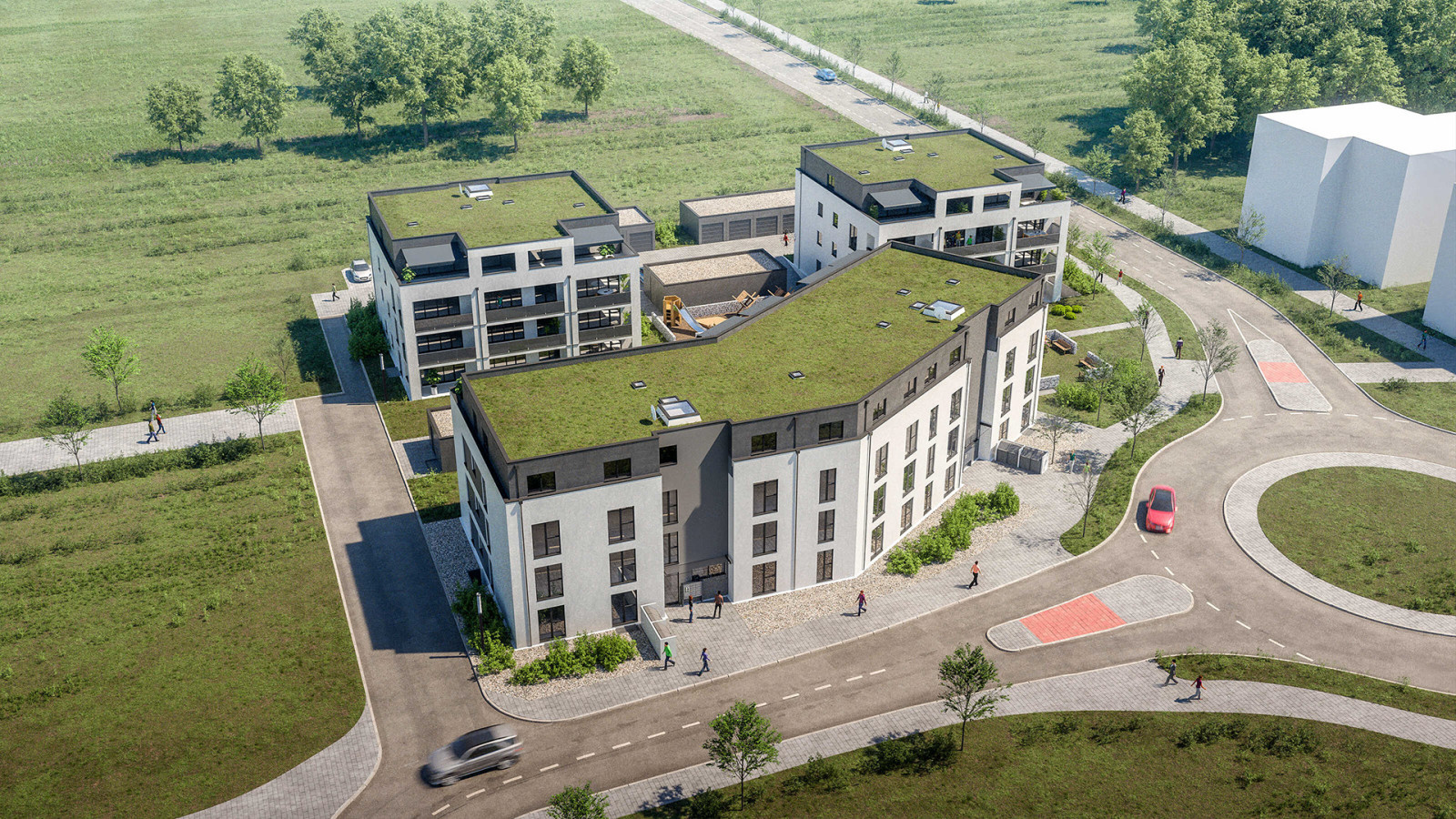Neubau einer Wohnanlage mit 43 Wohneinheiten, Wiesental
