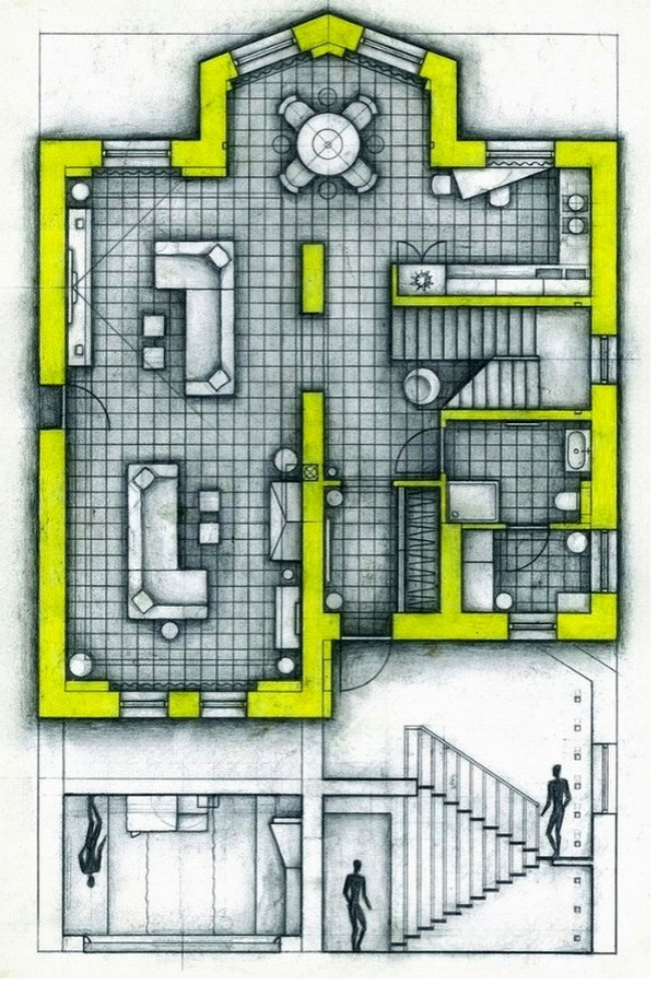 Дом - 200 м2 - с планировкой участка;