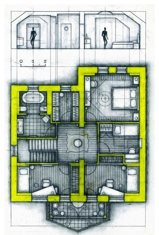 Дом - 200 м2 - с планировкой участка;