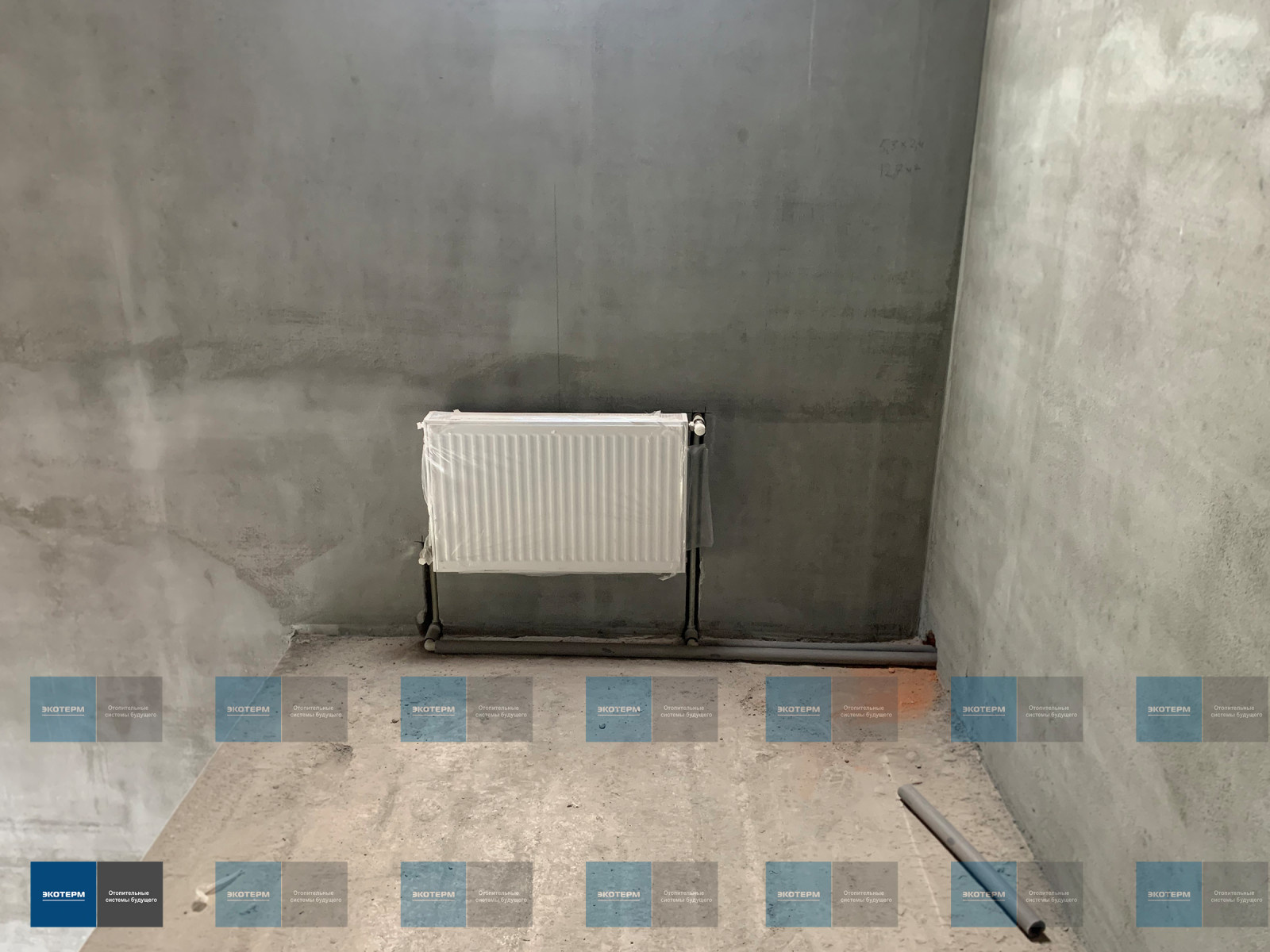 Установка панельных радиаторов