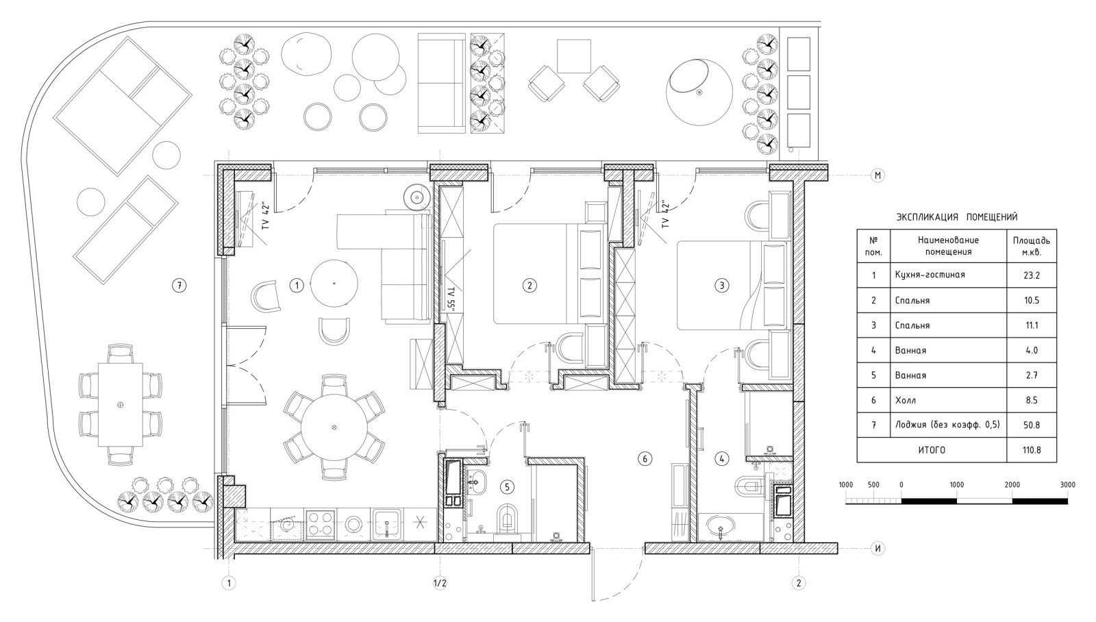 Интерьеры | ЖК «Лайнер» | Чёрное море | Анапа | 2019