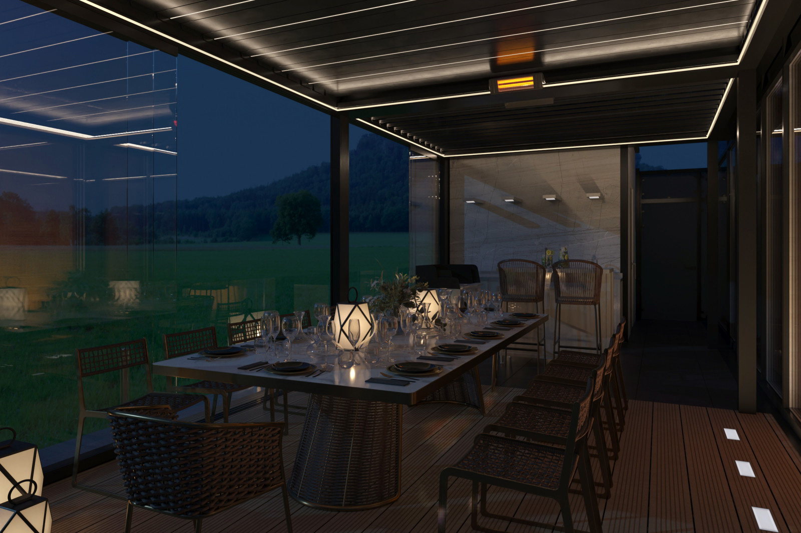 Реконструкция Террасы | Биоклиматическая Пергола | 2020