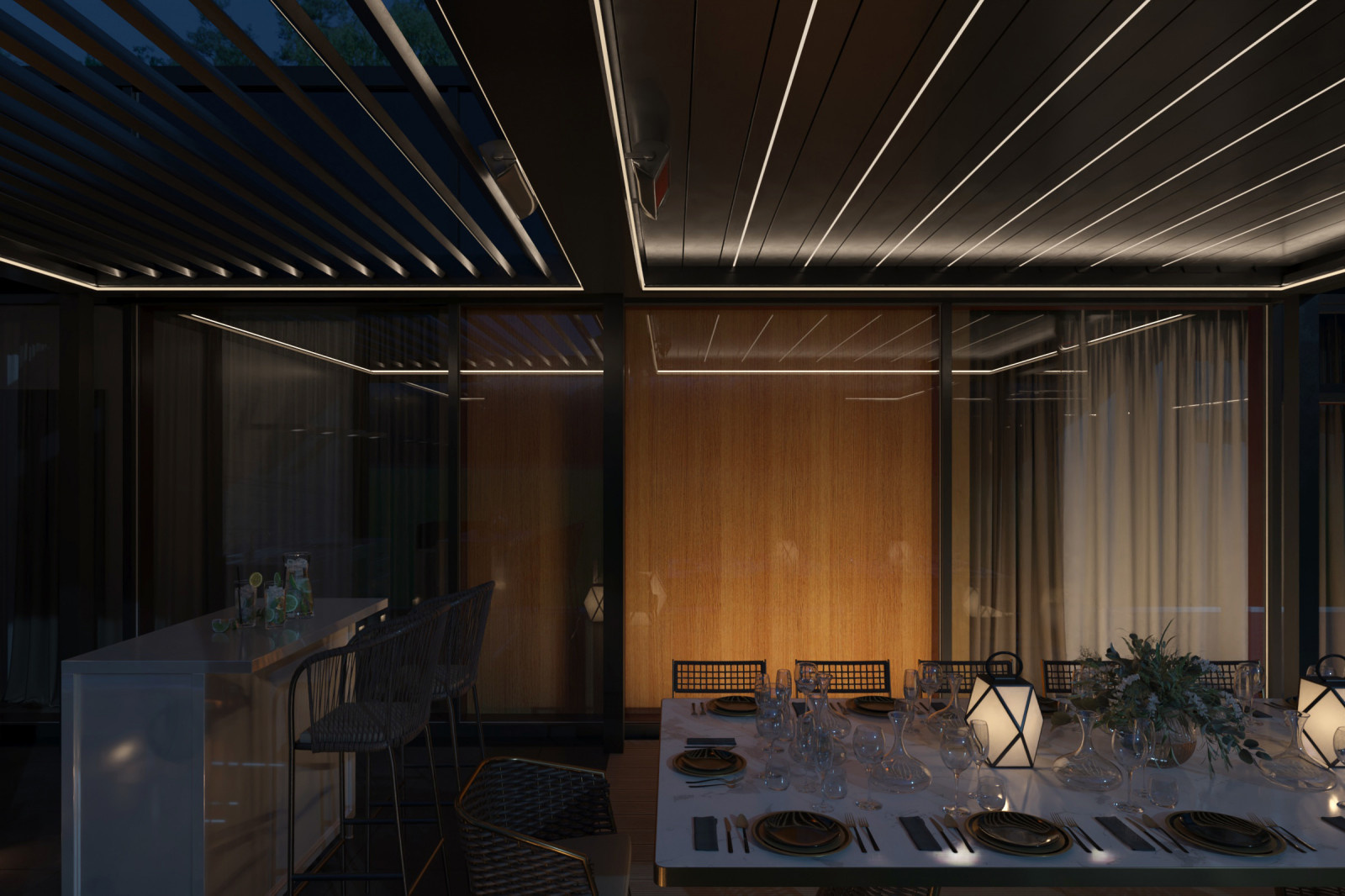 Реконструкция Террасы | Биоклиматическая Пергола | 2020