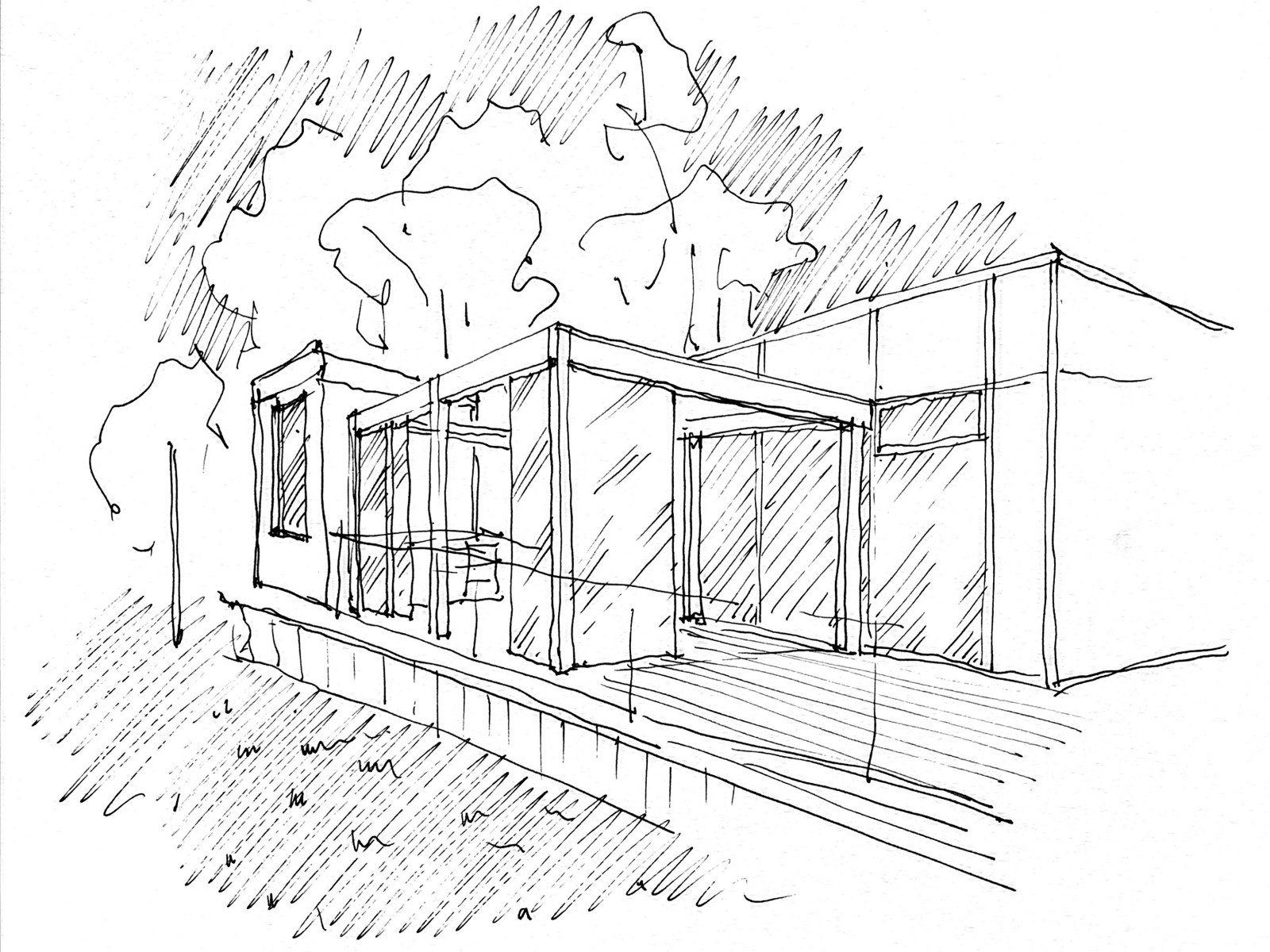 Реконструкция террасы | биоклиматическая пергола | 2020