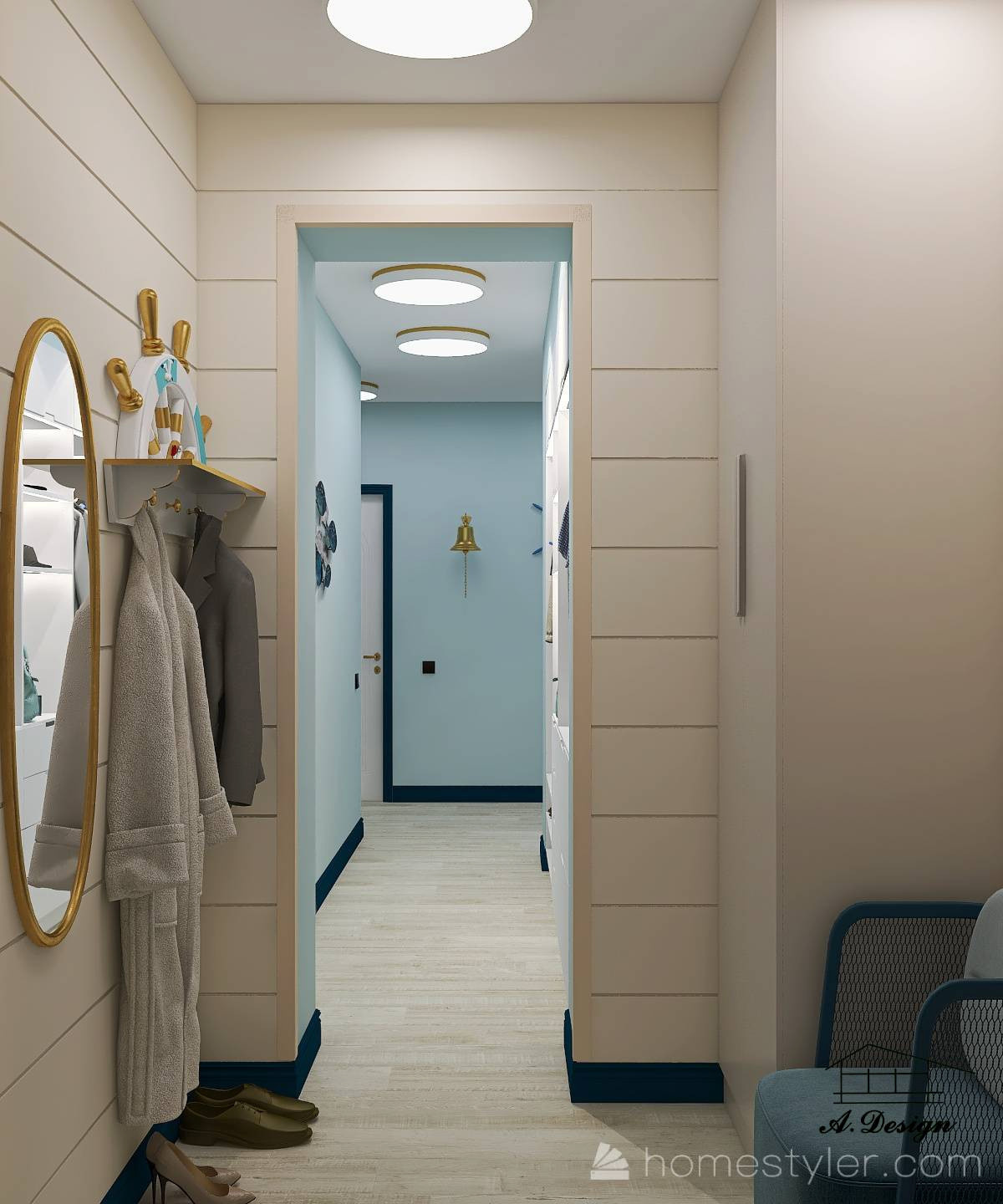 Проект в морском стиле